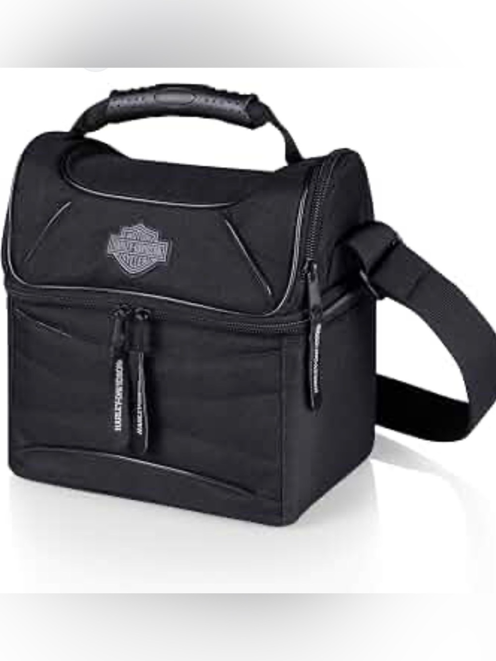 Harley-Davidson® Bar & Shield Logo Insulated Lunch Tote Cooler, Black 451-00 9X8